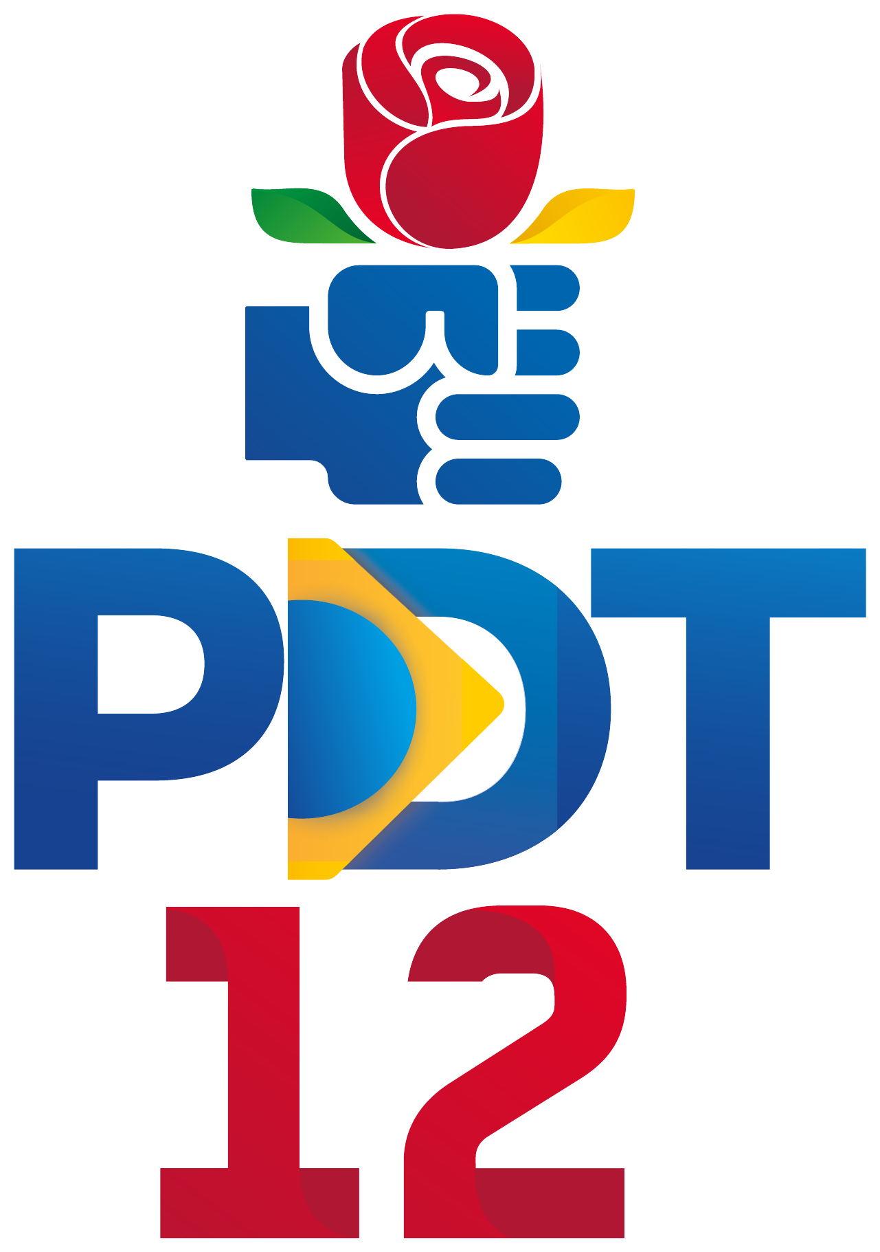 PDT — Partido Democrático Trabalhista, número 12